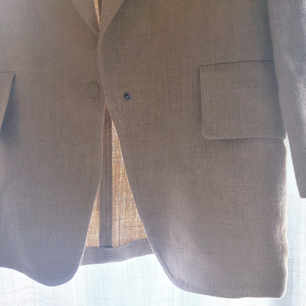 NWT❤️MAX MARA Undici Linen Blazer Jacket - Picture 5 of 8